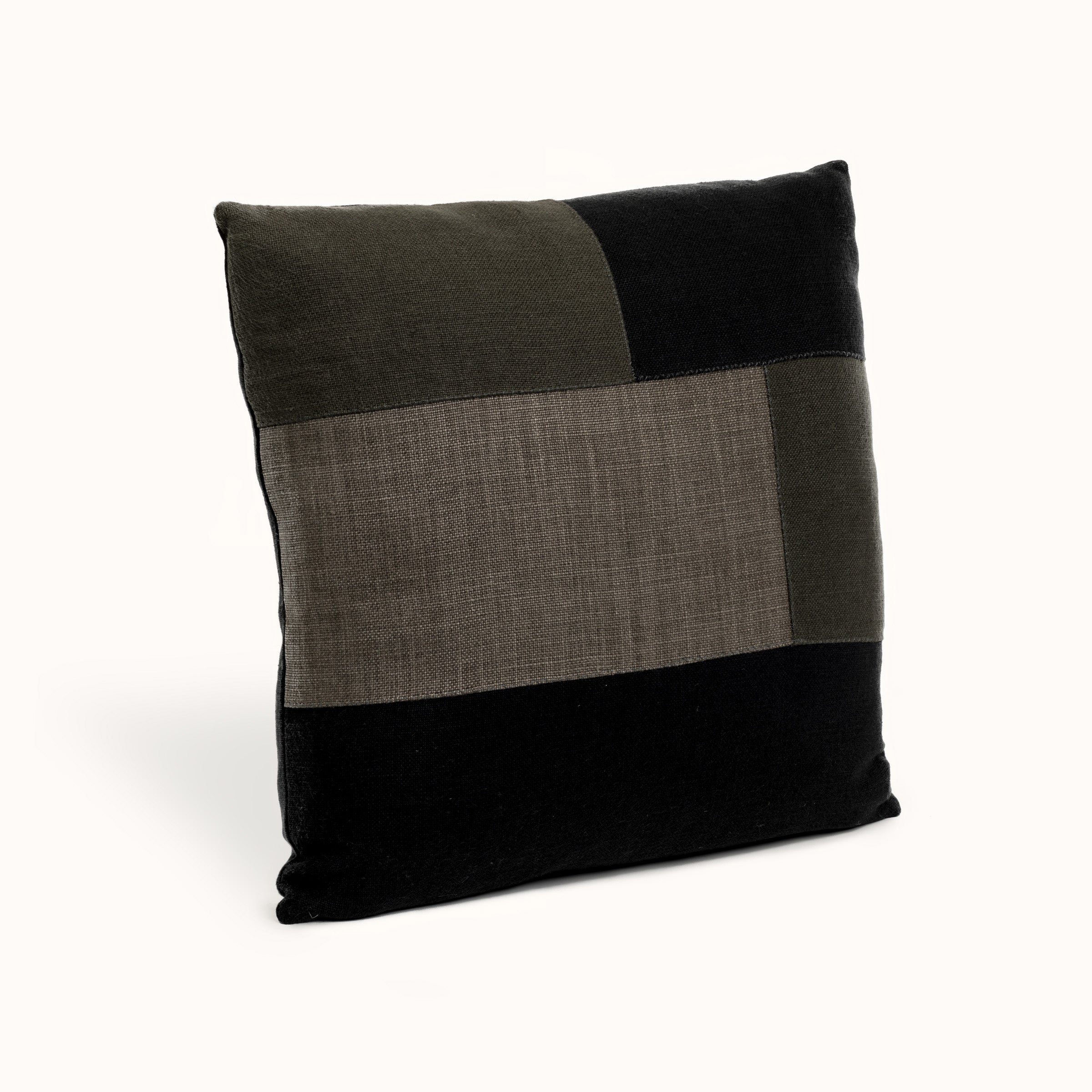 Quilt Pillow - Series 1 | Hickory/Raven