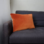 Load image into Gallery viewer, Cotton Velvet Lumbar | Rust
